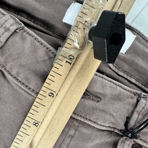 Pistola Jeans Women's 30 Tory High Rise Skinny Crop Light Purple Ankle Zip Denim - Picture 15 of 16